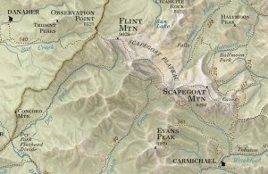 Bob Marshall Country Map Sample