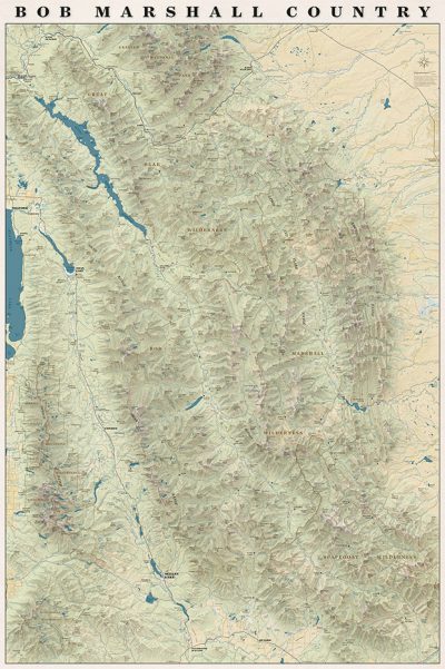 Bob Marshall Country Map