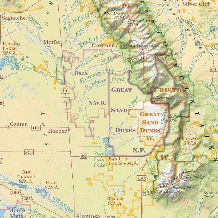 Public Lands of Colorado sample 100%